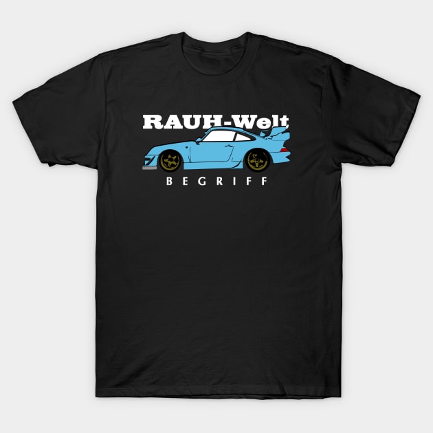 Rauh-Welt Begriff T-Shirt by BoxcutDC